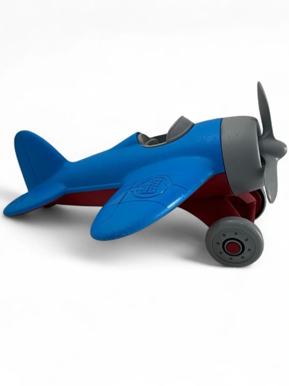 Green Toys 100% Recycled Plastic Pretend Play Airplane Spinning Propeller & Whee